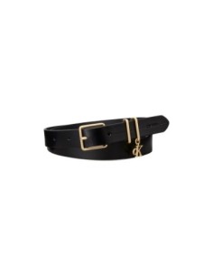 Ceinture noire cuir femme Calvin Klein