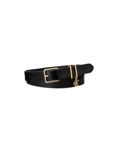 Ceinture noire cuir femme Calvin Klein