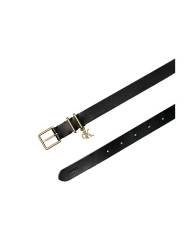 Ceinture noire cuir femme Calvin Klein