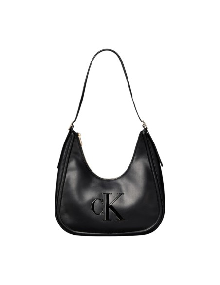 Sac crescent noir femme Calvin Klein