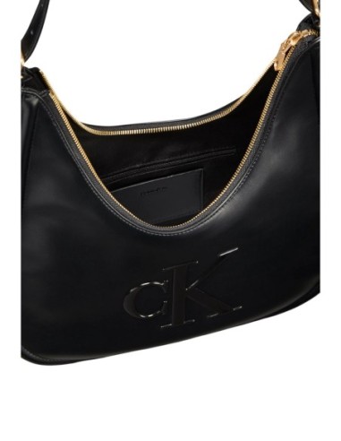 Sac noir crescent à silhouette arrondie | Calvin Klein