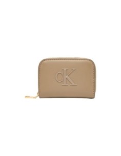 Portefeuille beige synthétique Calvin Klein femme