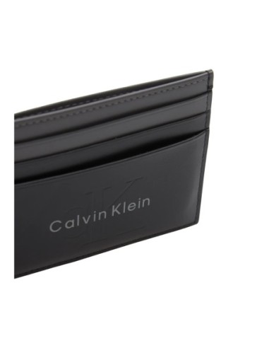 Portefeuille noir cuir Calvin Klein homme