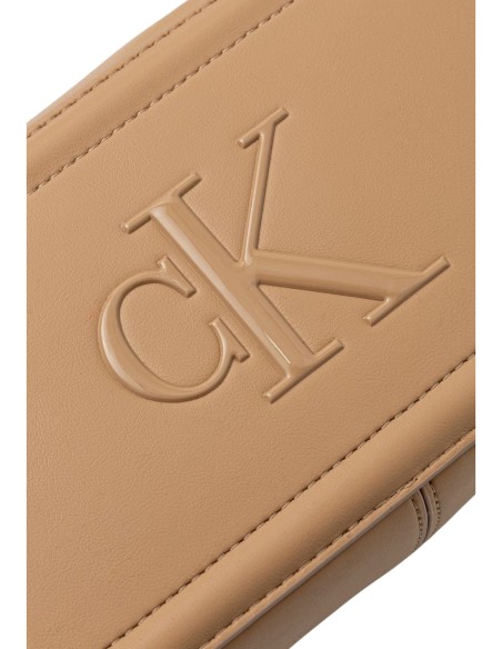 Sac camera beige femme Calvin Klein