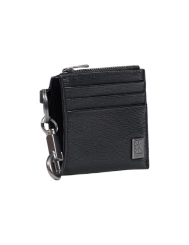 Portefeuille noir cuir clip Calvin Klein homme