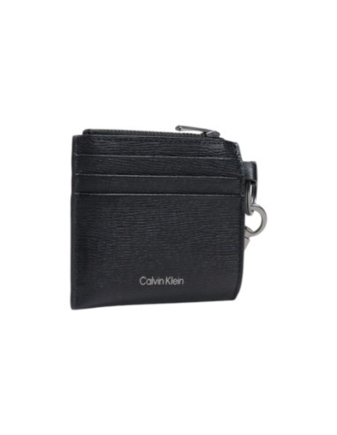 Portefeuille noir cuir clip Calvin Klein homme