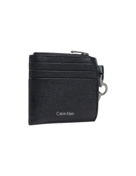Portefeuille noir cuir clip Calvin Klein homme