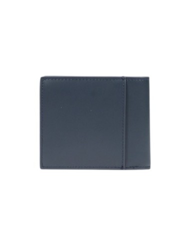 Portefeuille bleu cuir Calvin Klein homme