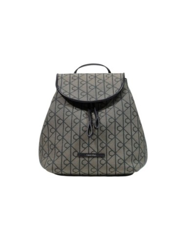 Sac à dos jacquard noir femme Calvin Klein