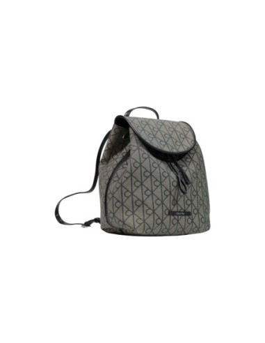Sac à dos jacquard noir femme Calvin Klein