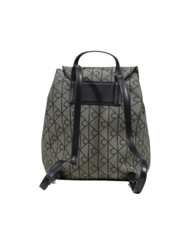 Sac à dos jacquard noir femme Calvin Klein