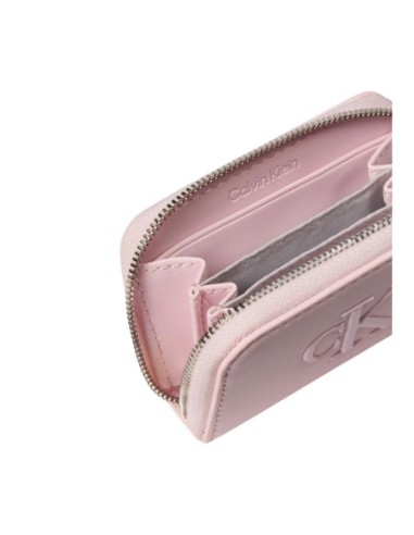 Portefeuille rose synthétique Calvin Klein femme