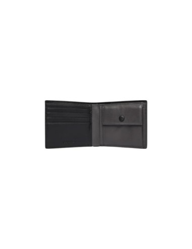 Portefeuille noir cuir compact Calvin Klein homme