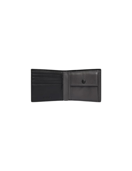 Portefeuille noir cuir compact Calvin Klein homme
