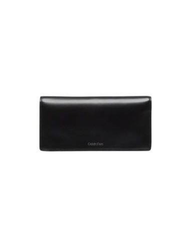 Portefeuille noir cuir pression Calvin Klein femme