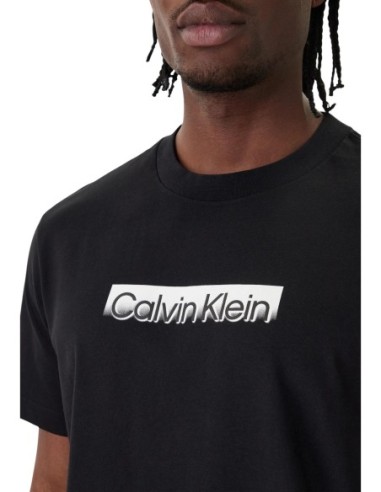 T-shirt noir Calvin Klein homme