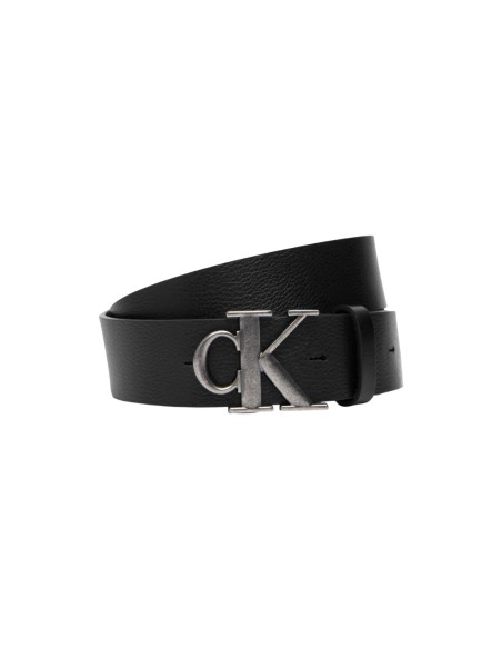 Ceinture noire cuir homme Calvin Klein