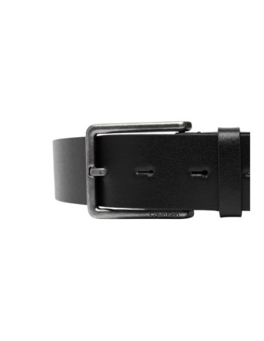 Ceinture noire cuir homme Calvin Klein
