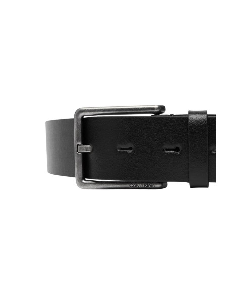 Ceinture noire cuir homme Calvin Klein