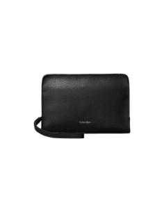 Pochette cuir noire homme Calvin Klein