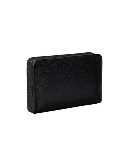Pochette cuir noire homme Calvin Klein