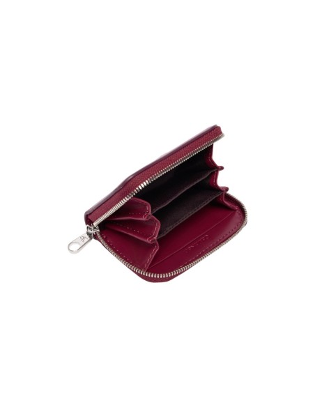 Portefeuille bordeaux synthétique Calvin Klein femme