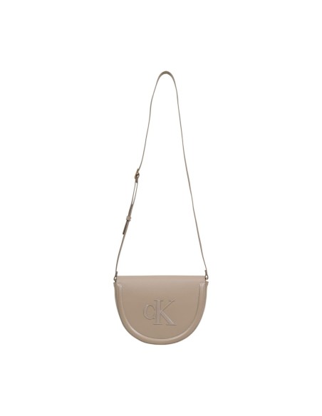 Sac bandoulière beige femme Calvin Klein
