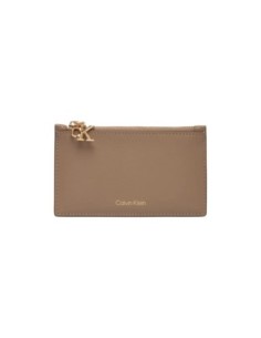Portefeuille beige fin Calvin Klein femme