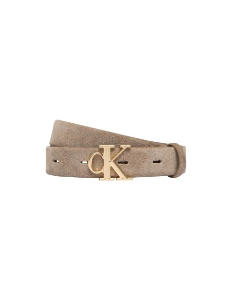 Ceinture beige chamois femme Calvin Klein