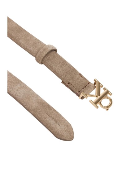 Ceinture beige chamois femme Calvin Klein
