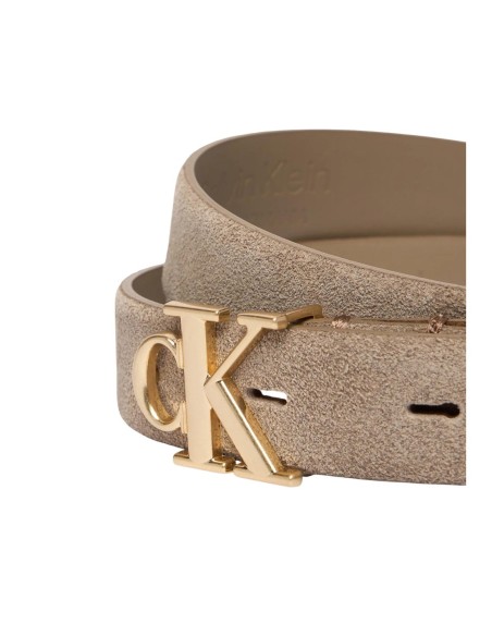 Ceinture beige chamois femme Calvin Klein