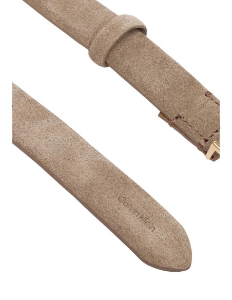 Ceinture beige chamois femme Calvin Klein