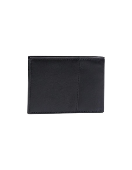 Portefeuille noir cuir large Calvin Klein homme