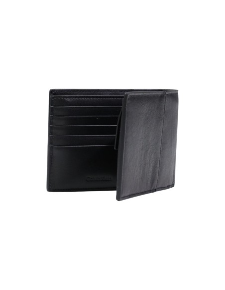 Portefeuille noir cuir large Calvin Klein homme