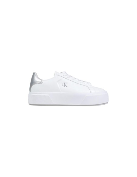 Baskets femme Calvin Klein blanches cuir