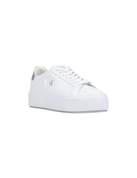 Baskets femme Calvin Klein blanches cuir