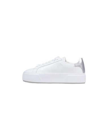 Baskets blanches cuir Calvin Klein femme