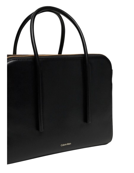 Sac à main cuir noir femme Calvin Klein