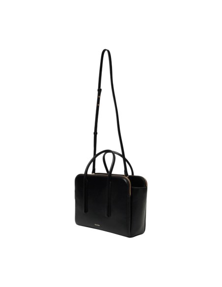 Sac à main cuir noir femme Calvin Klein