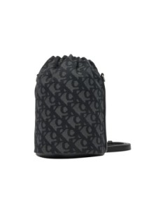 Sac bandoulière imprimé noir femme Calvin Klein