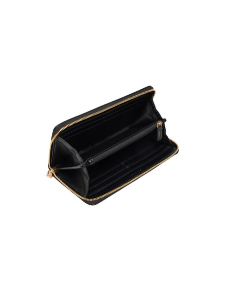 Portefeuille noir synthétique Calvin Klein femme
