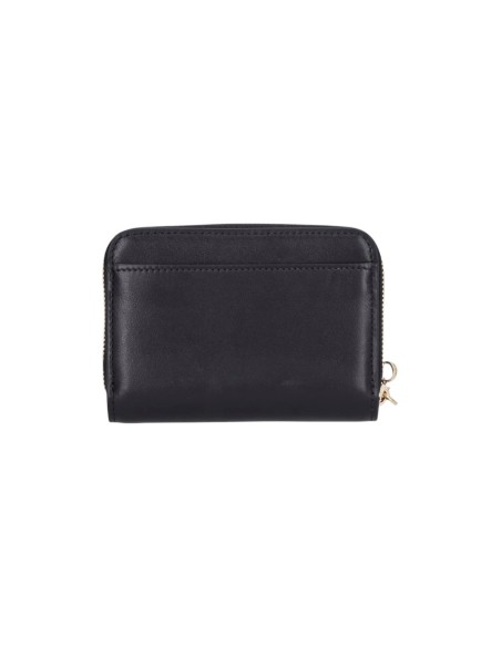 Portefeuille noir cuir compact Calvin Klein femme