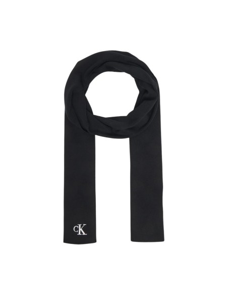 Écharpe noire viscose Calvin Klein homme
