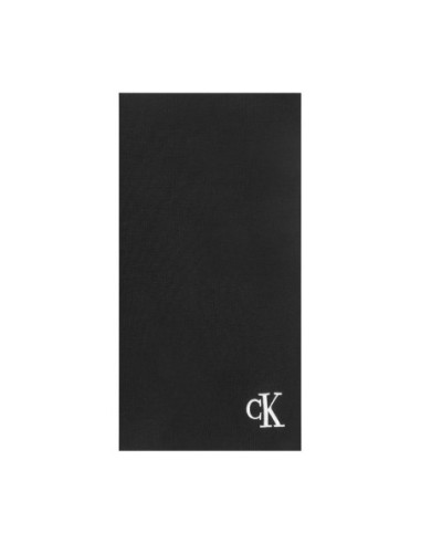 Écharpe noire viscose Calvin Klein homme