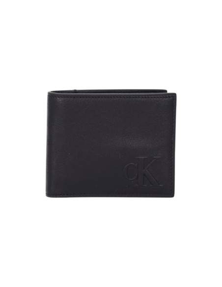 Portefeuille Calvin Klein cuir noir élégant