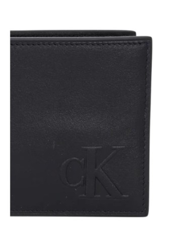 Portefeuille Calvin Klein cuir noir élégant