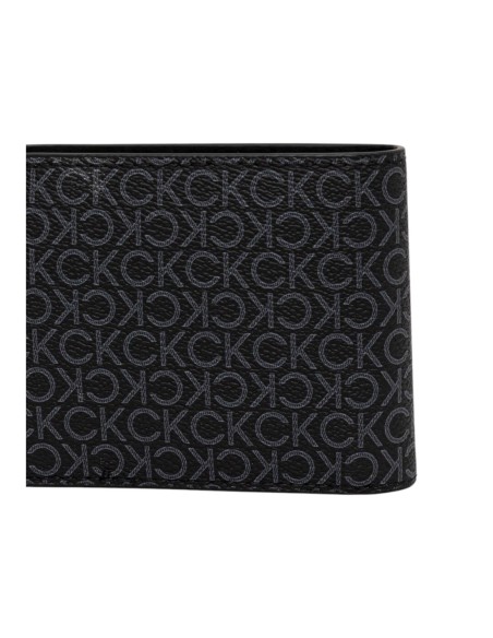 Portefeuille noir synthétique Calvin Klein homme
