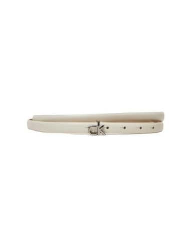 Ceinture blanche cuir femme Calvin Klein