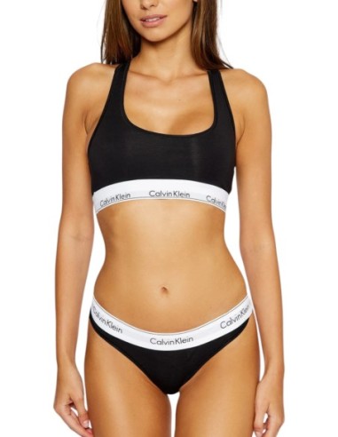 Lingerie noire Calvin Klein Underwear femme