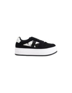 Baskets noires cuir Calvin Klein femme